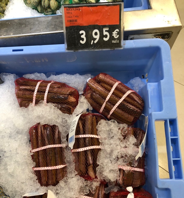 Las navajas americanas. Nos estan invadiendo